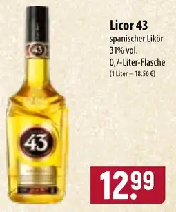 Famila Nord Ost Licor 43 spanischer Likör Angebot