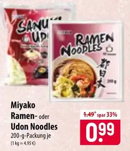 Famila Nord Ost Miyako Ramen- oder Udon Noodles Angebot