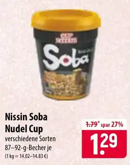 Famila Nord Ost Nissin Soba Nudel Cup Angebot
