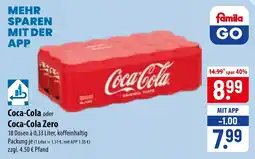 Famila Nord Ost Coca-Cola oder Coca-Cola Zero Angebot