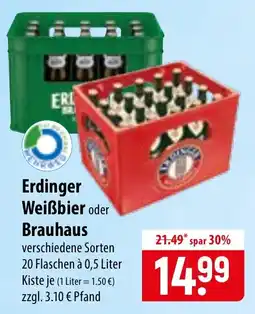 Famila Nord Ost Erdinger Weißbier oder Brauhaus Angebot