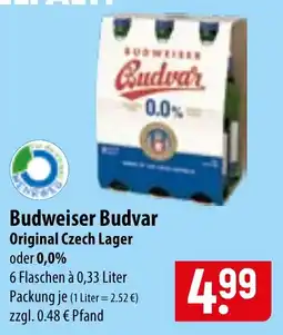 Famila Nord Ost Budweiser Budvar Original Czech Lager Angebot