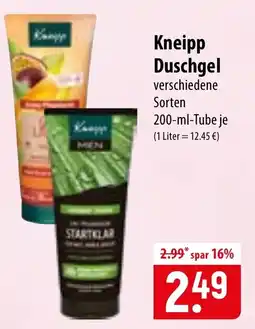 Famila Nord Ost Kneipp Duschgel Angebot