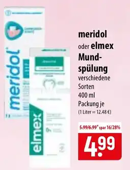 Famila Nord Ost meridol oder elmex Mundspülung Angebot