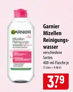 Famila Nord Ost Garnier Mizellen Reinigungswasser Angebot