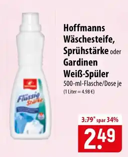 Famila Nord Ost Hoffmanns Wäschesteife, Sprühstärke oder Gardinen Weiß-Spüler Angebot