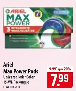 Famila Nord Ost Ariel Max Power Pods Angebot