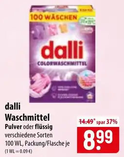 Famila Nord Ost dalli Waschmittel Angebot