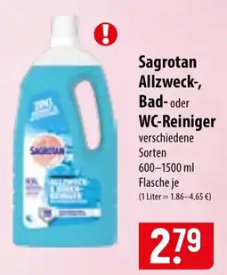 Famila Nord Ost Sagrotan Allzweck-, Bad- oder WC-Reiniger Angebot