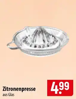 Famila Nord Ost Zitronenpresse aus Glas Angebot