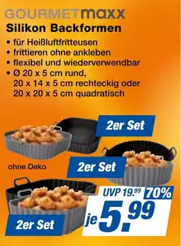 Famila Nord Ost GOURMETmaxx Silikon Backformen Angebot