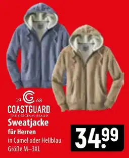 Famila Nord Ost COASTGUARD Sweatjacke für Herren Angebot