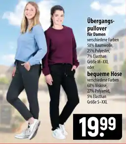 Famila Nord Ost Übergangspullover für Damen oder bequeme Hose Angebot