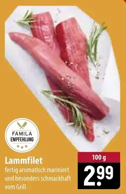 Famila Nord Ost Familia Empfehlung Lammfilet Angebot