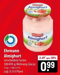 Famila Nord Ost Ehrmann Almighurt Angebot