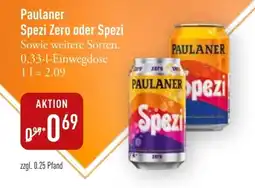 Galeria Markthalle Paulaner Spezi Zero oder Spezi Angebot
