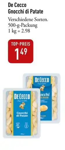 Galeria Markthalle De Cecco Gnocchi di Patate Angebot