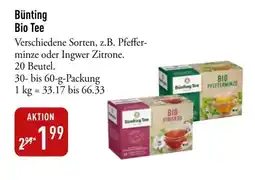 Galeria Markthalle Bünting Bio Tee Angebot
