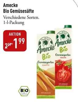 Galeria Markthalle Amecke Bio Gemüsesäfte Angebot