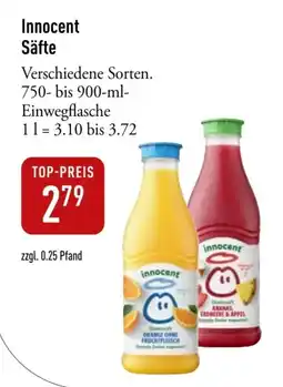 Galeria Markthalle Innocent Säfte Angebot