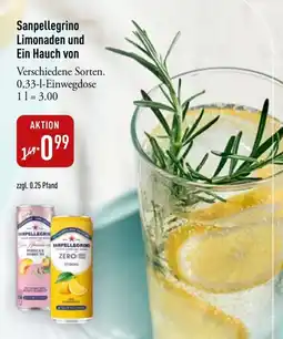 Galeria Markthalle Sanpellegrino Limonaden Angebot