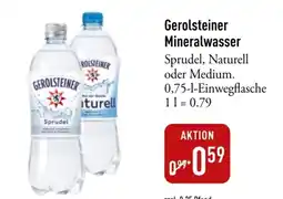 Galeria Markthalle Gerolsteiner Mineralwasser Angebot