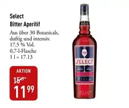 Galeria Markthalle Select Bitter Aperitif Angebot