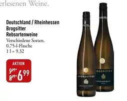 Galeria Markthalle Brogsitter Rebsortenweine Angebot