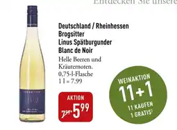 Galeria Markthalle Brogsitter Linus Spätburgunder Blanc de Noir Angebot