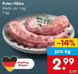 Netto Marken-Discount Puten-Hälse Angebot