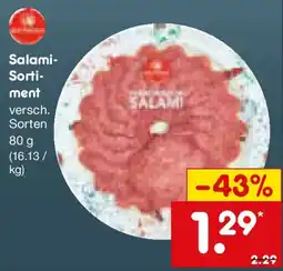 Netto Marken-Discount Salami Sortiment Angebot