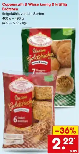Netto Marken-Discount Coppenrath & Wiese kernig & kräftig Brötchen Angebot