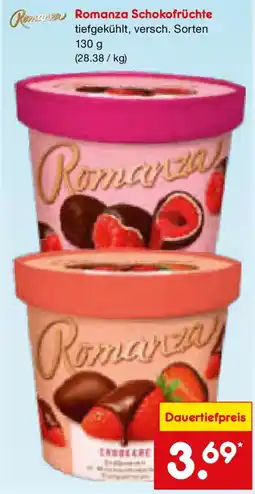 Netto Marken-Discount Romanza Schokofrüchte Angebot