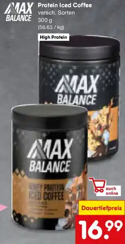 Netto Marken-Discount Max Balance Protein Iced Coffee Angebot
