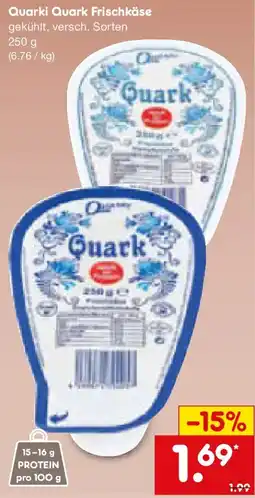 Netto Marken-Discount Quarki Quark Frischkäse Angebot