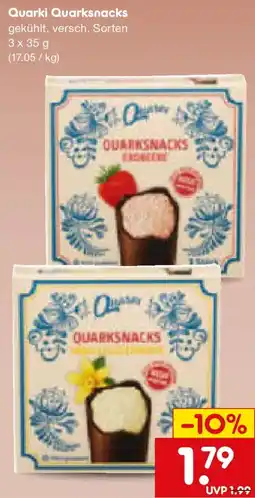 Netto Marken-Discount Quarki Quarksnacks Angebot