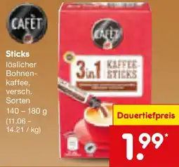 Netto Marken-Discount Cafèt Sticks Angebot