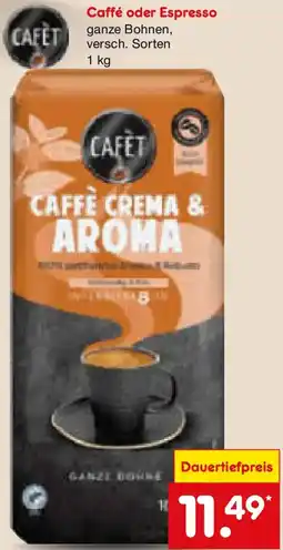 Netto Marken-Discount Cafèt Caffé oder Espresso Angebot