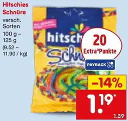 Netto Marken-Discount Hitschies Schnüre Angebot