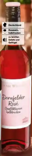 Netto Marken-Discount Dornfelder Rosé Qualitätswein Angebot