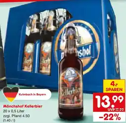 Netto Marken-Discount Mönchshof Kellerbier Angebot