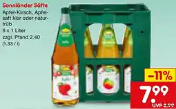 Netto Marken-Discount Sonnländer Säfte Angebot