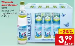 Netto Marken-Discount Witaquelle Mineralwasser Angebot