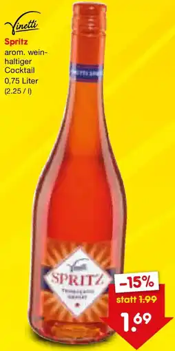 Netto Marken-Discount Vinetti Spritz Angebot