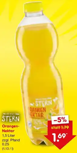 Netto Marken-Discount Stern Orangen Nektar Angebot