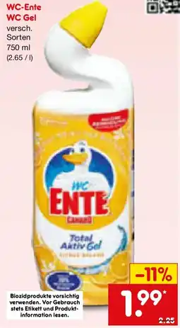 Netto Marken-Discount WC-Ente WC Gel Angebot