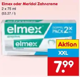 Netto Marken-Discount Elmex oder Meridol Zahncreme Angebot