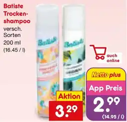 Netto Marken-Discount Batiste Trockenshampoo Angebot