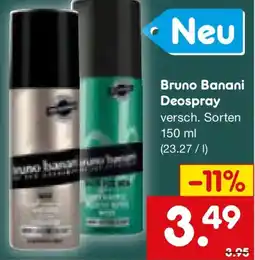 Netto Marken-Discount Neu Bruno Banani Deospray Angebot