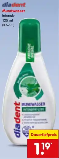 Netto Marken-Discount diadent Mundwasser Angebot